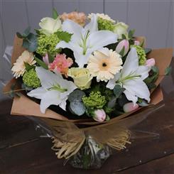 Florists Choice Pastel Hand Tied